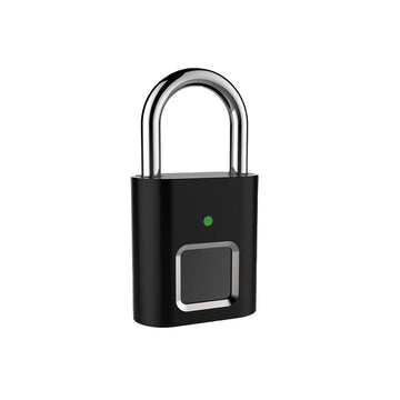 Thumbprint Door Padlocks Rechargeable Door Lock Fingerprint Smart Padlock USB Keyless Quick Unlock