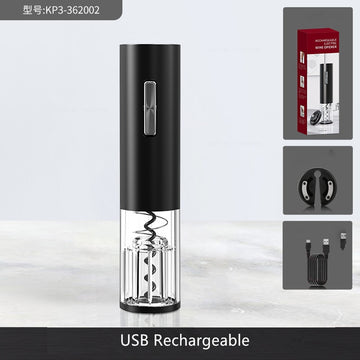 For Xiaomi Automatic Wine Opener Electric Red Wine Bottle Corkscrew Usb Rechargeable Wine Opener with Foil Cutter Kitchen Bar To