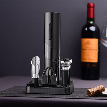 Electric Wine Opener Rechargeable Automatic Corkscrew for Creative Wine Bottle Opener with USB Charging Cable Suit for Home Use